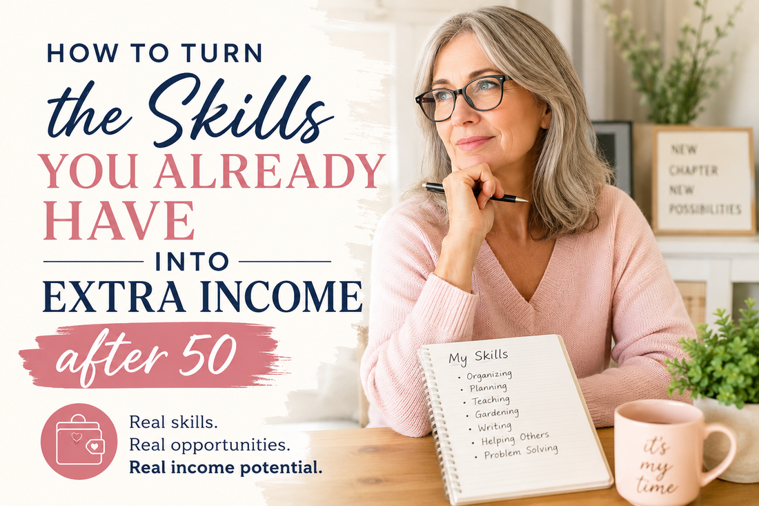 How to Turn the Skills You Already Have Into Extra Income After 50